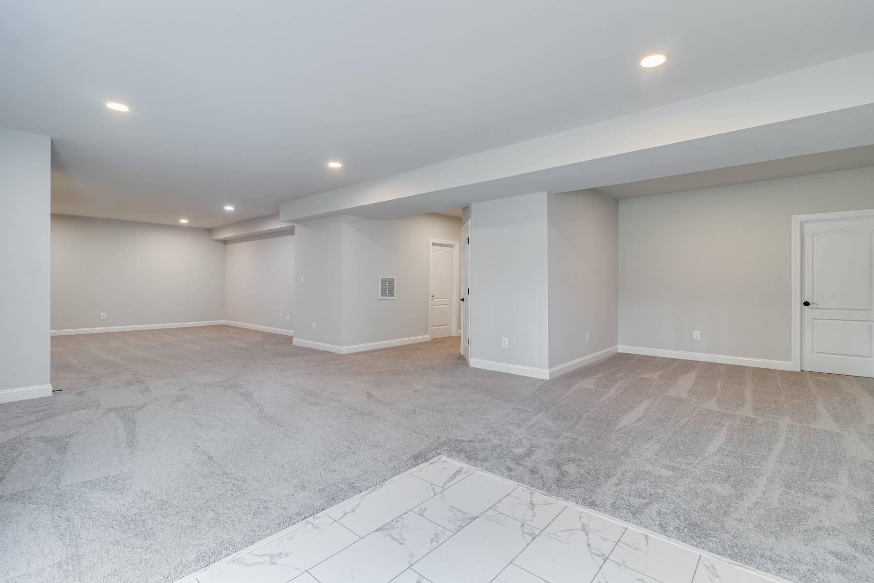 Finished Lower Level Living Area
